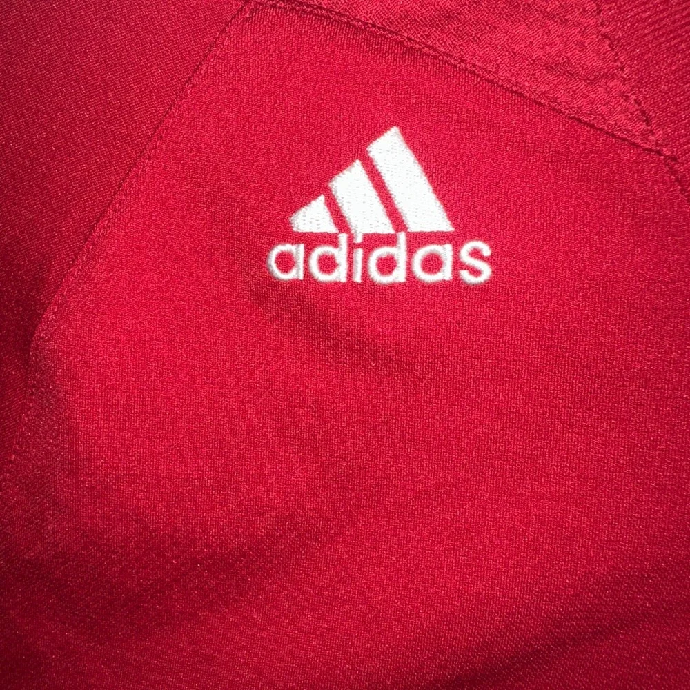Adidas Indiana University Hoosiers Climalite Long Sleeve Shirt Red Mens Large LG
